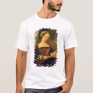 Maria Magdalena Lesung (Öl auf Platte) T-Shirt