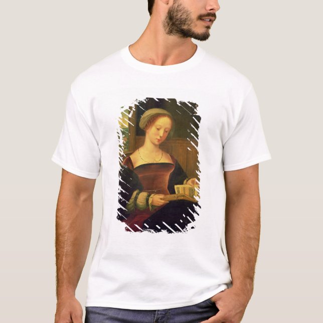 Maria Magdalena Lesung (Öl auf Platte) T-Shirt (Vorderseite)