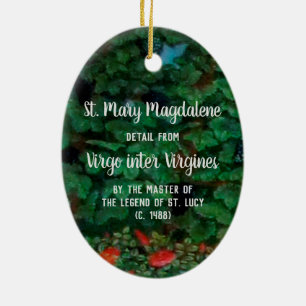 Maria Magdalene als Myrrhussitin (Detail; M 070) Keramik Ornament