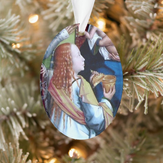 Maria Magdalene als Myrrhussitin (Detail; M 070) Ornament (Baum)