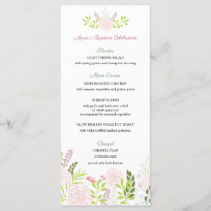 Maria-Menü Menükarte