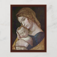 Maria mit schlafendem Kind von Andrea Mantegna