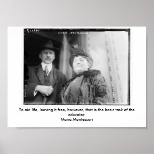 Maria Montesorri-Poster Poster
