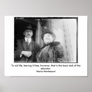 Maria Montesorri-Poster Poster