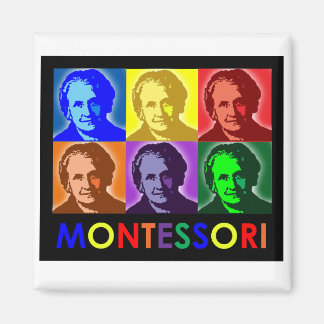 Maria Montessori Pop-Art Magnet