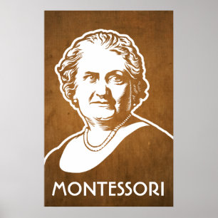 Maria Montessori Print Poster
