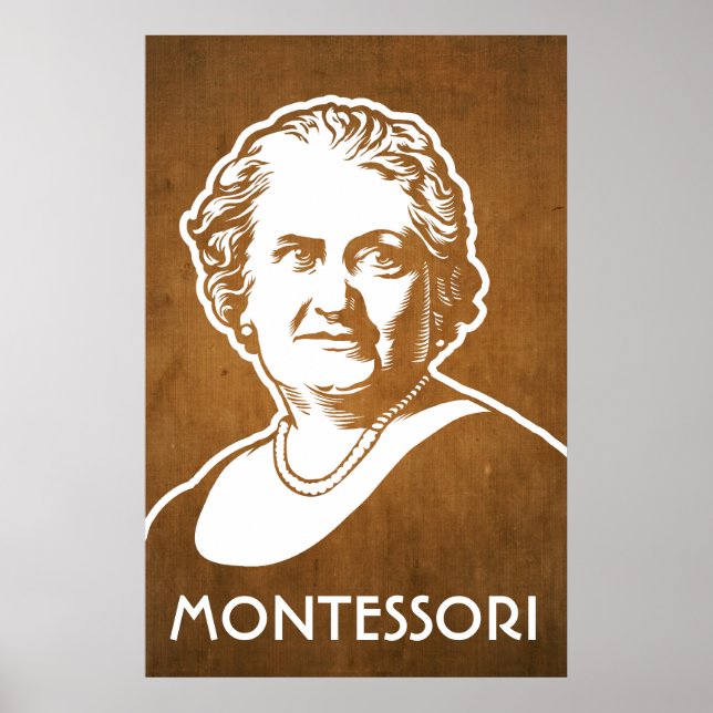 Maria Montessori Print Poster (Vorne)