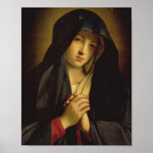Maria Mutter Jesu - Die Madonna im Schmerz Poster