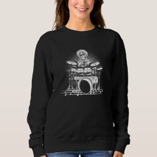 Maria Mutter Jesu spielt Schlagzeug - Schlagzeug R Sweatshirt