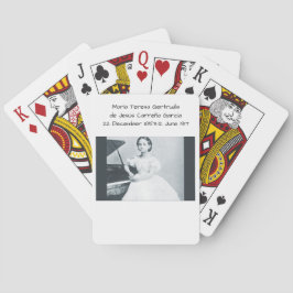 María Teresa Gertrudis de Jesús Carreño García Spielkarten