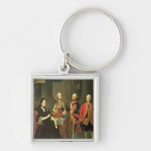Maria Theresa von Österreich mit vier von ihr Schlüsselanhänger
