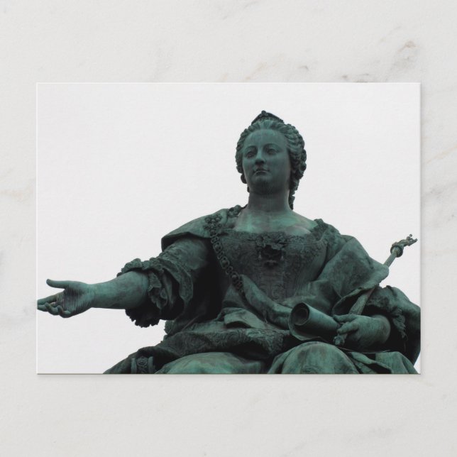 Maria Theresia Statue Postkarte (Vorderseite)