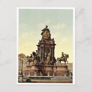 Maria-Theresien-Denkmal, Wien, Österreich-Ungarn m Postkarte