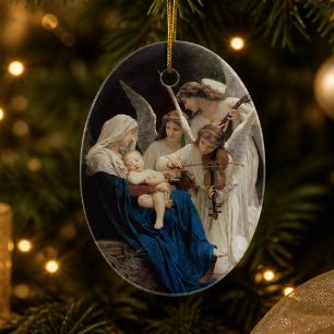 Maria und Jesus - Lied der Engel  Keramik Ornament
