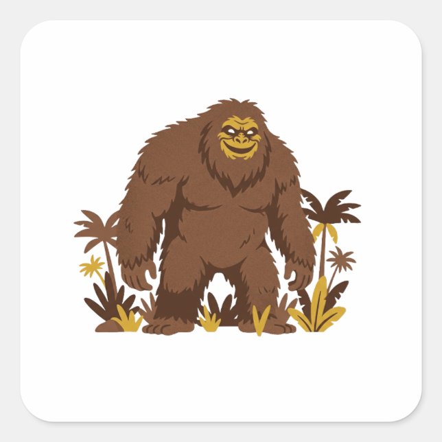 Mariabann Quadratischer Aufkleber (Vorderseite)