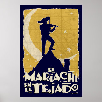 Mariachi am Dach Poster