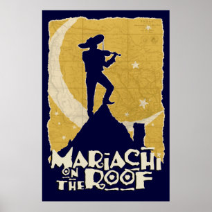 Mariachi am Dach Poster