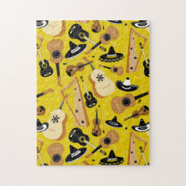 Mariachi Band Instruments Puzzle