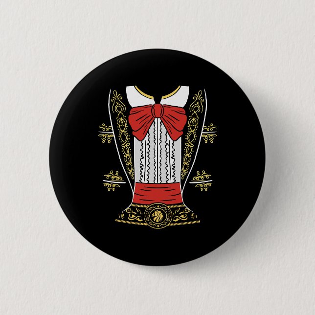 Mariachi Charro mexikanisches Kostüm für Cinco De  Button (Vorderseite)