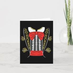 Mariachi Charro Mexikanisches Kostüm für Cinco de Karte