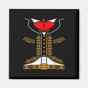 Mariachi Charro Mexikanisches Kostüm für Cinco de Magnet