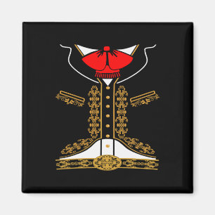 Mariachi Charro Mexikanisches Kostüm für Cinco de Magnet