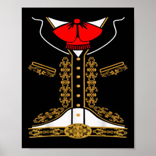 Mariachi Charro Mexikanisches Kostüm für Cinco de Poster