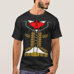 Mariachi Charro Mexikanisches Kostüm für Cinco de T-Shirt