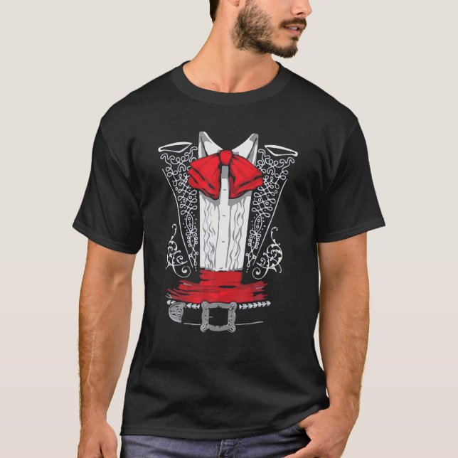 Mariachi Charro Mexikanisches Kostüm für Cinco de  T-Shirt (Vorderseite)