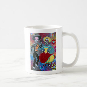 MARIACHI DIA DE LOS MUERTOS BAILAR KAFFEETASSE