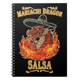 Mariachi-Drachen-Salsa Notizblock