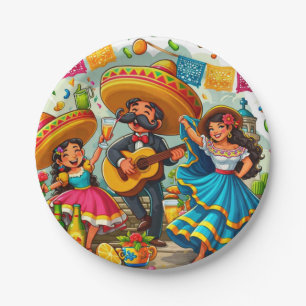 Mariachi Fiesta  Pappteller