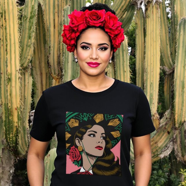 Mariachi Mexicana Mes Patrio Musica Pop Art T-Shirt (Mariachi Mexicana Mes Patrio Musica Pop Art T-Shirt.)