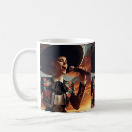 Mariachi Passion bei Sonnenuntergang Kaffeetasse