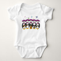 Mariachi-Pinguin-Baby-Ausstattung