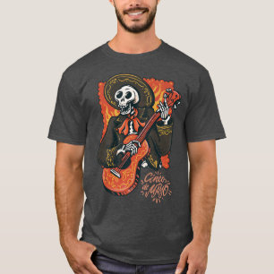 Mariachi skeleton Cinco de Mayo Bekleidung T-Shirt