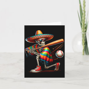 Mariachi-Skelett-Baseball-cinco-de-mayo-mexikanisc Karte