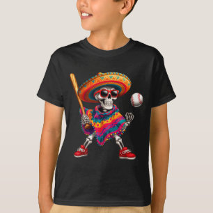 Mariachi-Skelett-Baseball-Cinco-de-Mayo-Mexikanisc T-Shirt