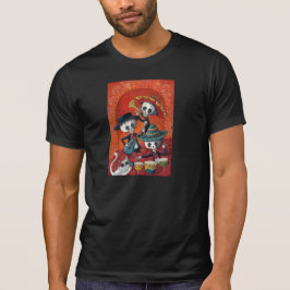 Mariachi-Trio Dia de Los Muertos Skeleton T-Shirt