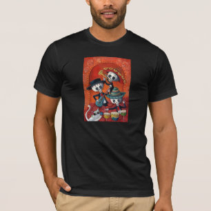 Mariachi-Trio Dia de Los Muertos Skeleton T-Shirt