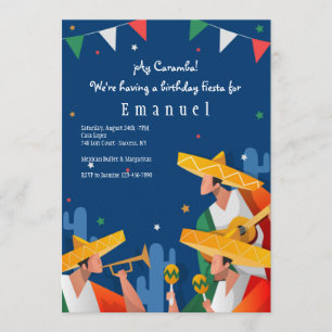 Mariachi-Typen Einladung