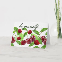 Marian Cherry für Mut Karte