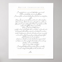 Marian Consecration Poster