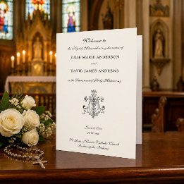 Marian Cross Katholisches Hochzeitsprogramm