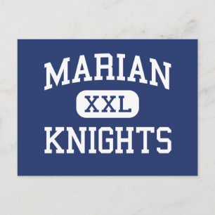 Marian - Knights - High School - Mishawaka Indiana Postkarte