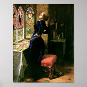 Mariana am Fenster Poster