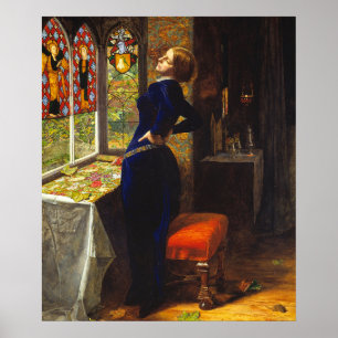 Mariana, c 1851 von Sir John Everett Millais Poster