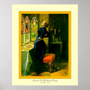 Mariana im Moated Grange~John Everett Millais Poster