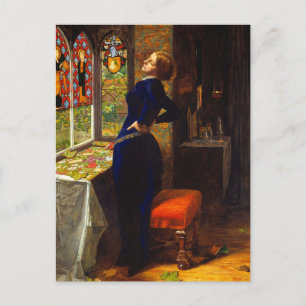 Mariana von John Everett Millais (1851) Postkarte