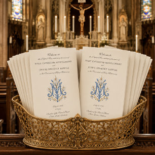 Marianisches Monogramm Lateinische Hochzeitsmesse-